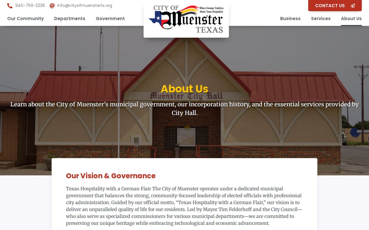 Muenster court docket official city department page